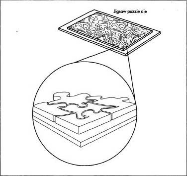 Jigsaw Puzzle Die Diagram
